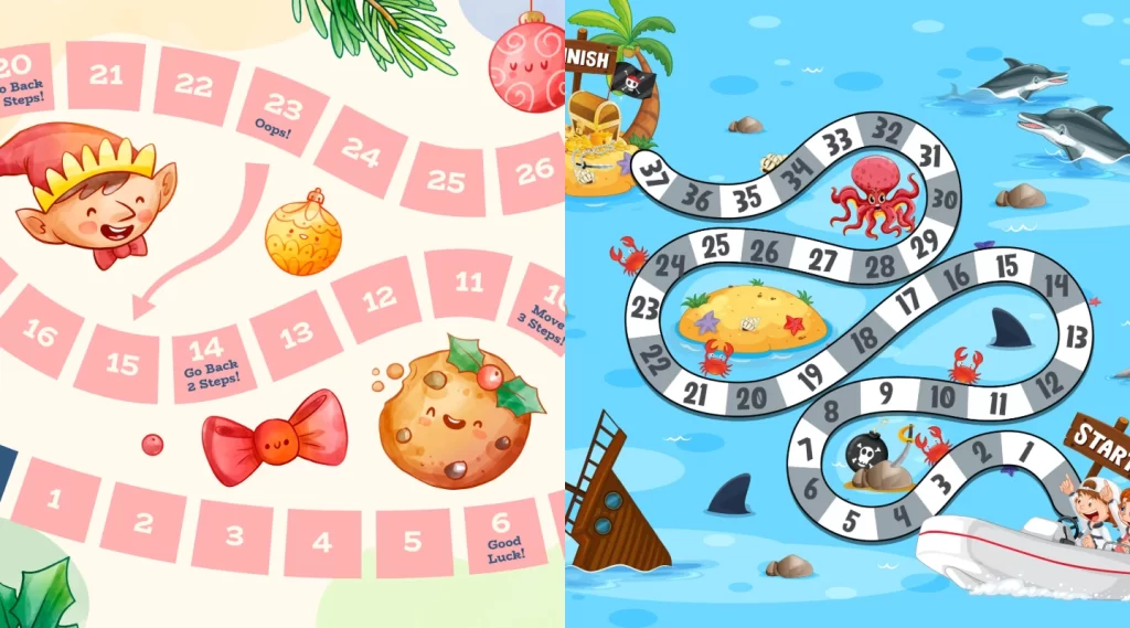 Jogos de Tabuleiro Caseiros - Trilha Personalizada