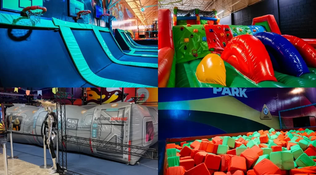 Morumbi Park - Trampolim Jump, circuito de infláveis e laser tag